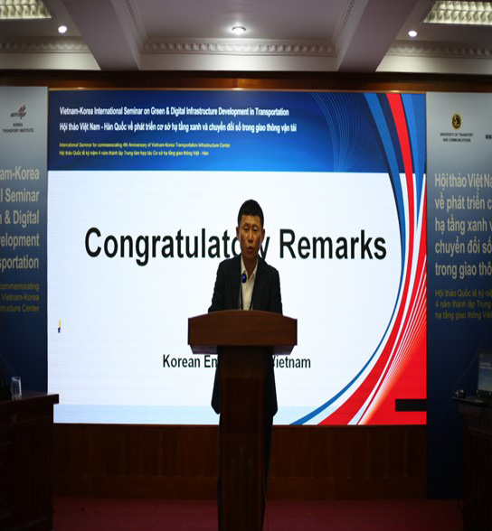 Congratulatory Remarks by Land Infrastructure and Transport Attache YuIn KIM
